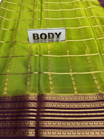 Pure Mysore Silk Saree.