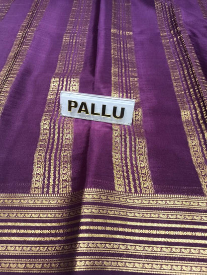 Pure Mysore Silk Saree.