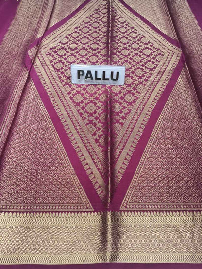 Pure Mysore Silk Saree.