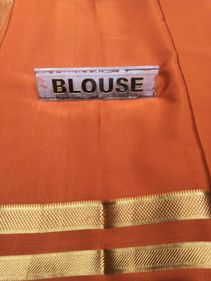 Pure Mysore Silk Saree.