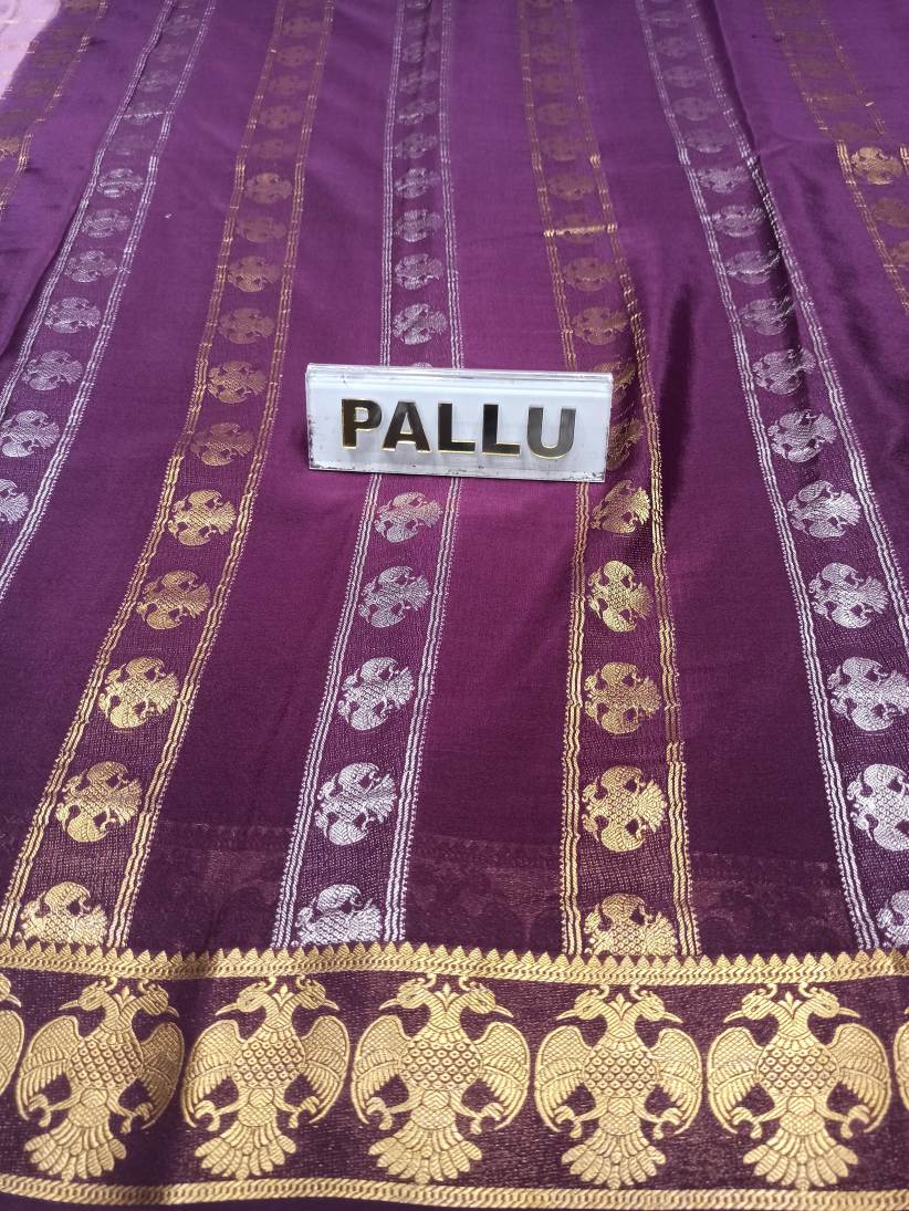 Pure Mysore Silk Saree.