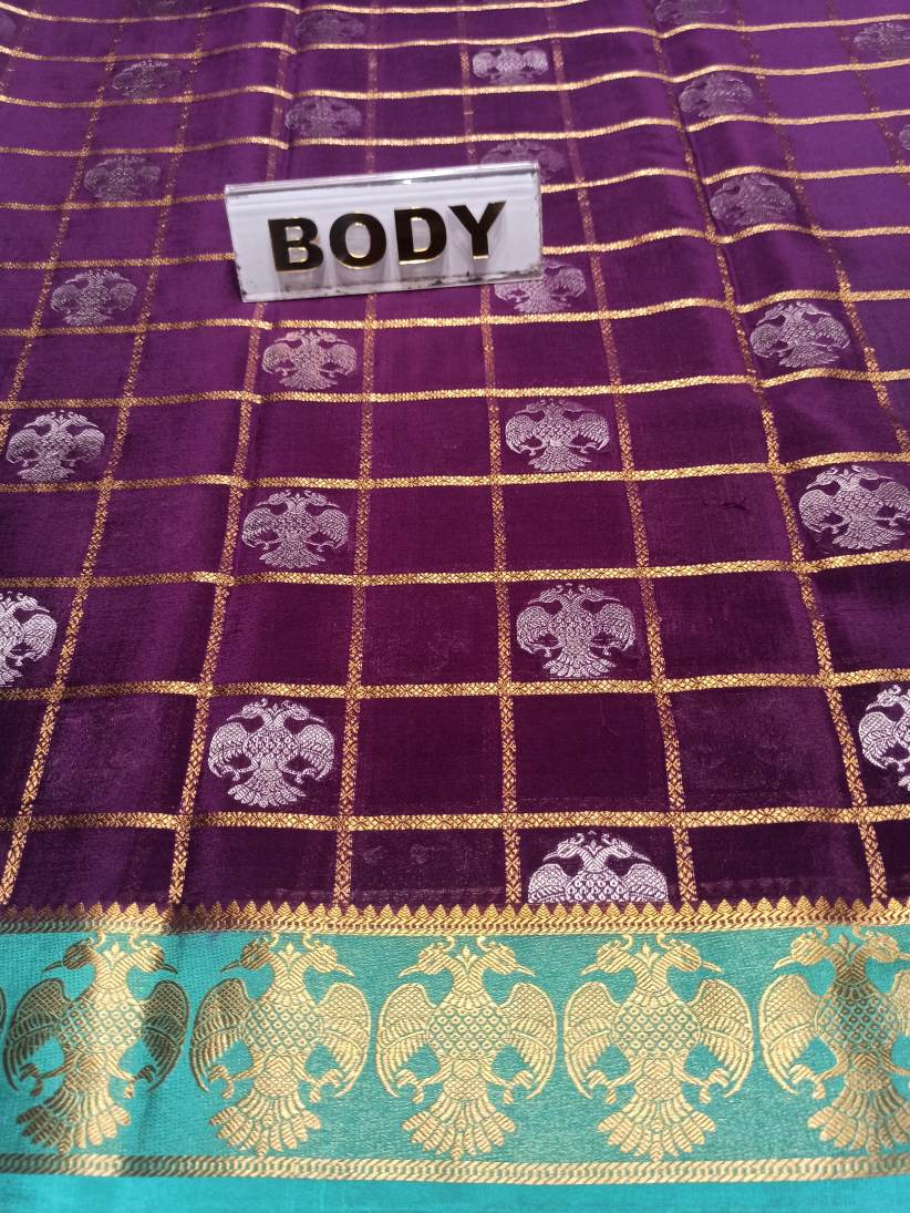 Pure Mysore Silk Saree.
