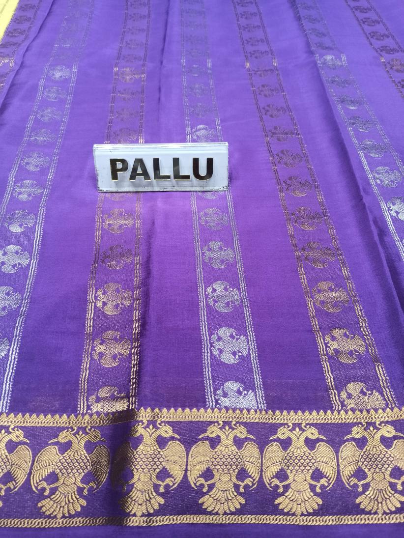 Pure Mysore Silk Saree.