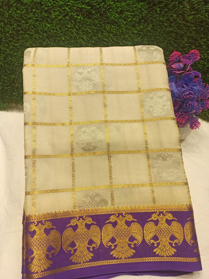Pure Mysore Silk Saree.