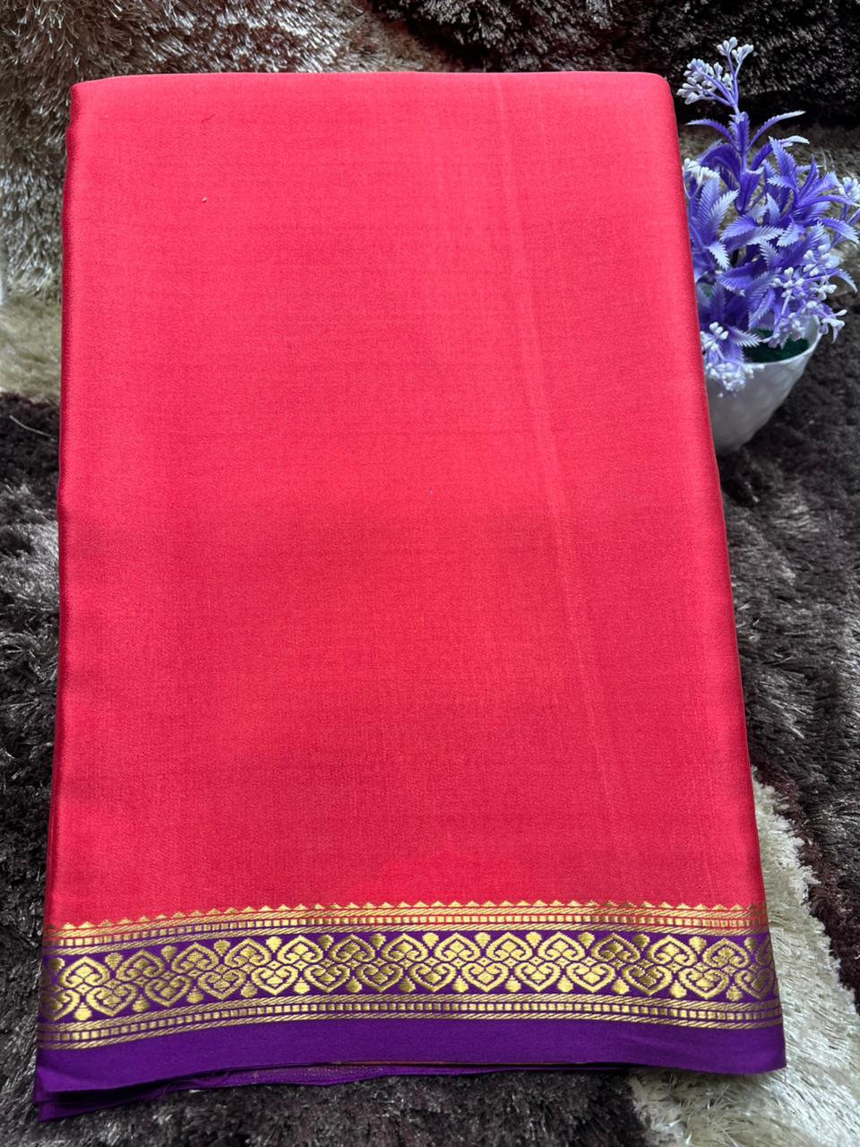 Pure Mysore Silk Saree.