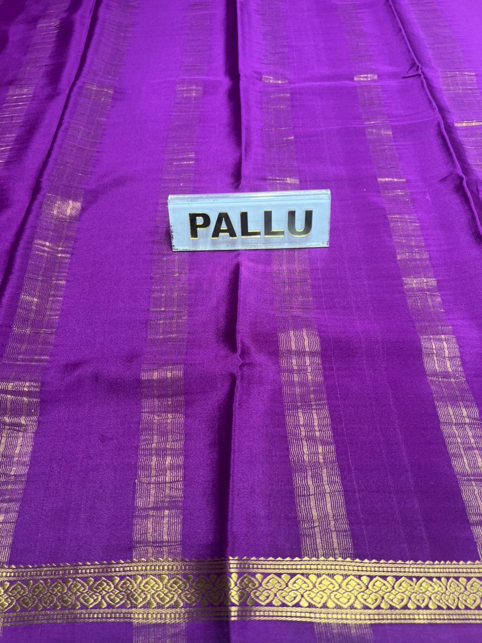 Pure Mysore Silk Saree.