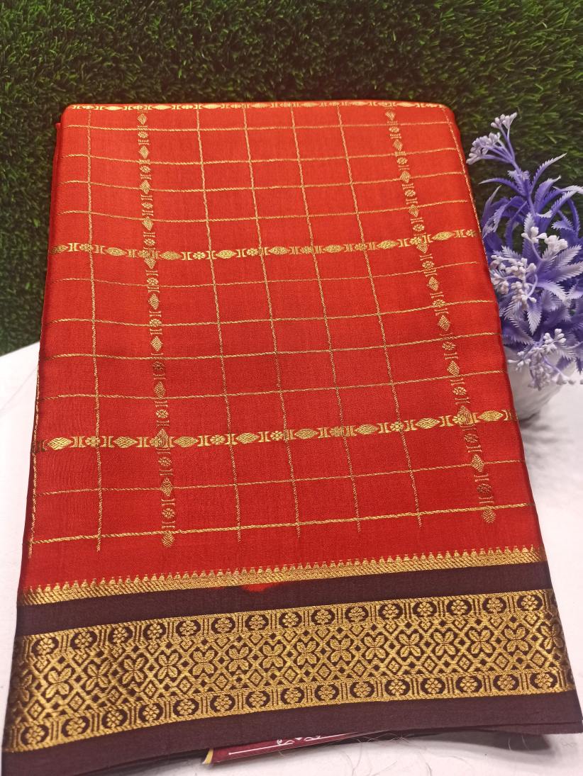 Pure Mysore Silk Saree.