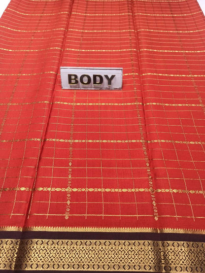 Pure Mysore Silk Saree.