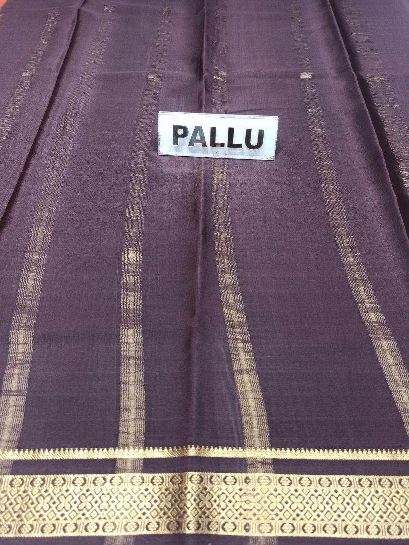 Pure Mysore Silk Saree.