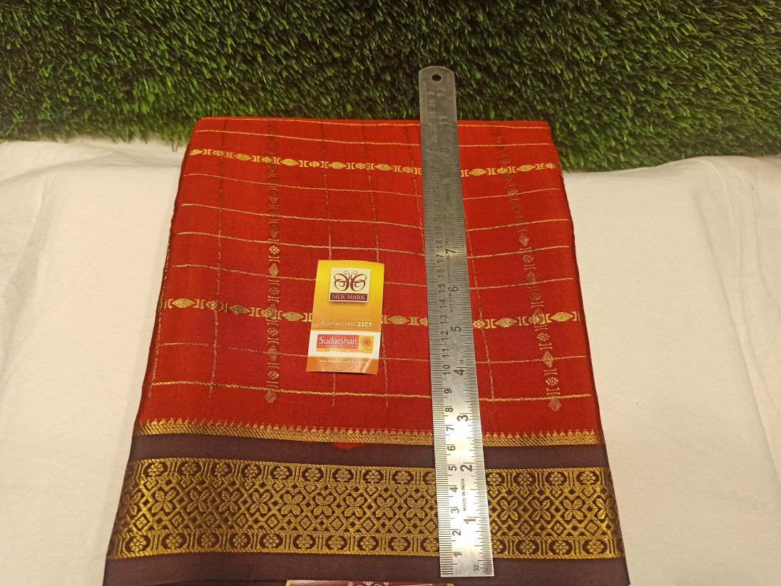 Pure Mysore Silk Saree.