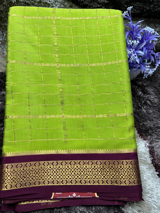Pure Mysore Silk Saree.