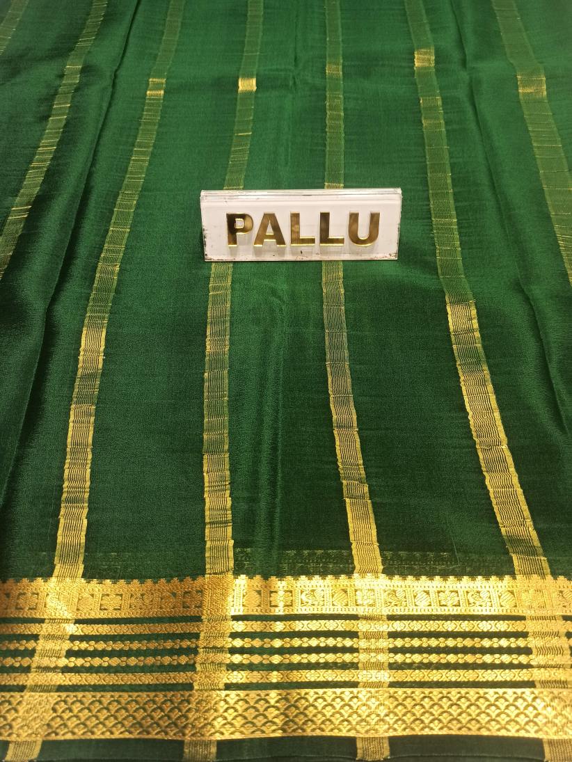 Pure Mysore Silk Saree ( 60 Grams )
