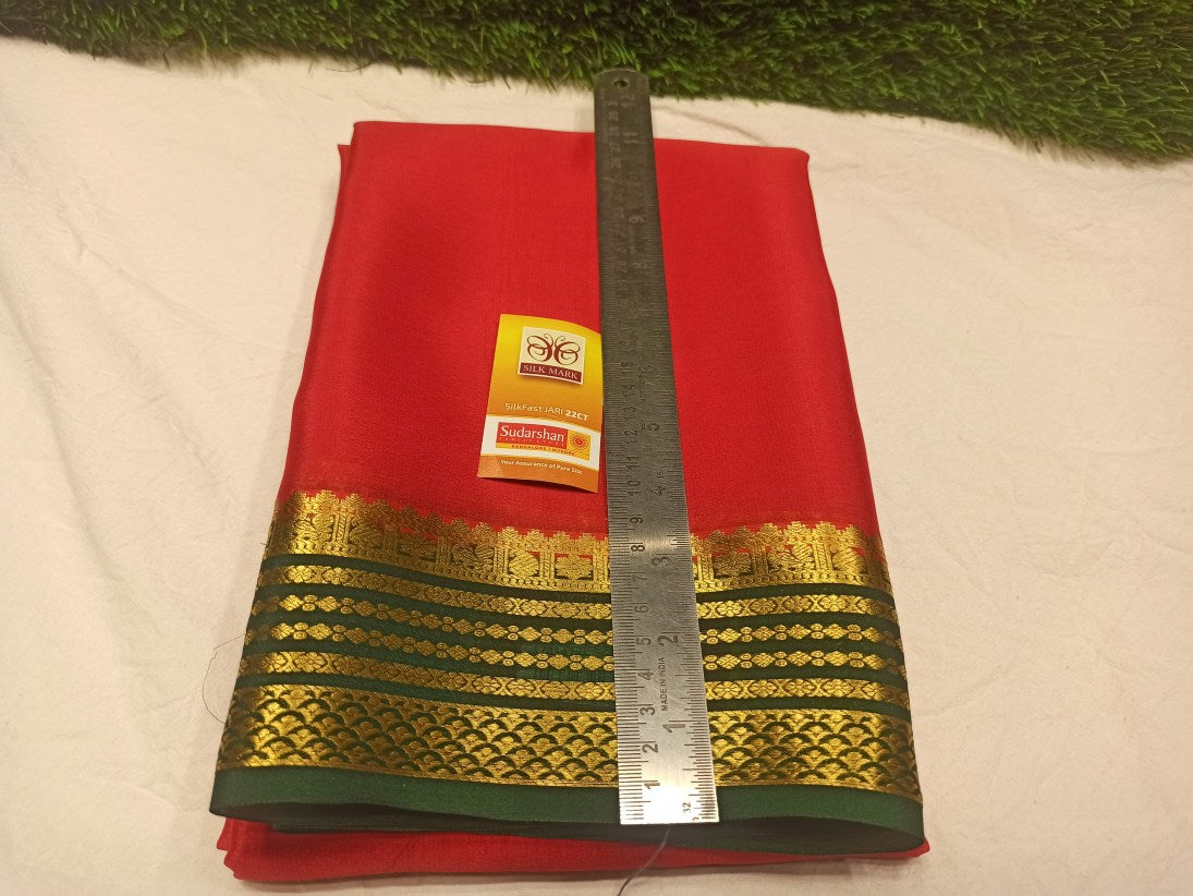 Pure Mysore Silk Saree ( 60 Grams )