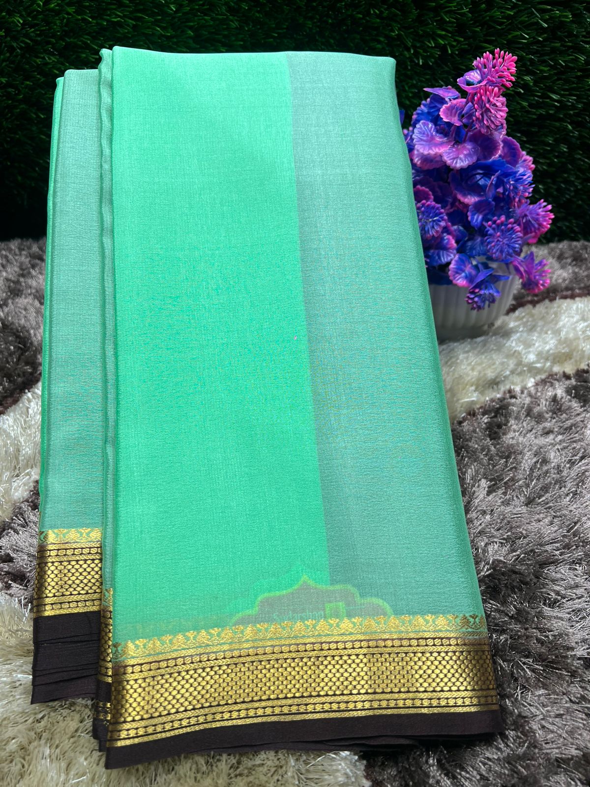 Pure Mysore Silk Saree ( 60Grams )