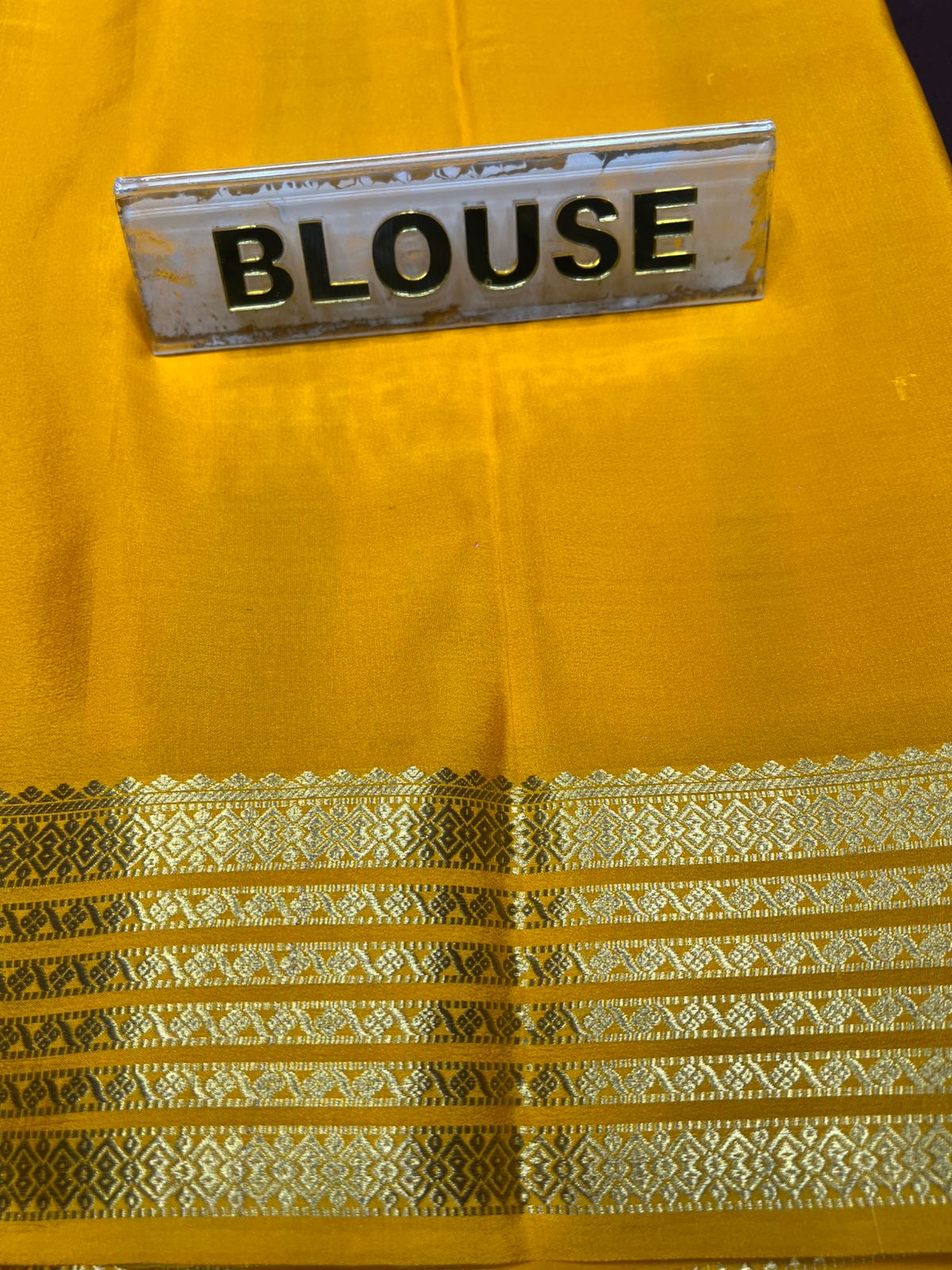 Pure Mysore Silk Saree.