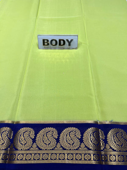 Pure Mysore Silk Saree.