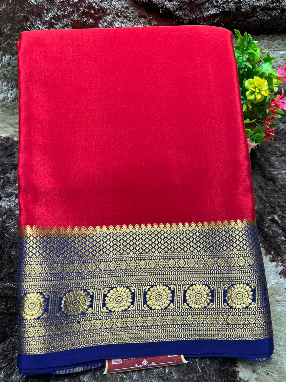 Pure Mysore Silk Saree.