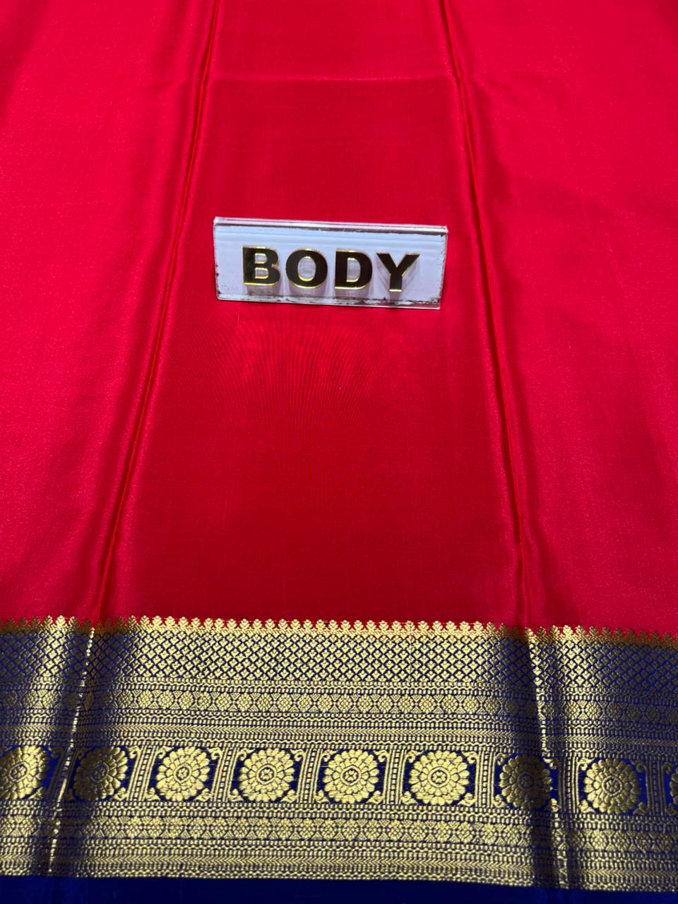 Pure Mysore Silk Saree.
