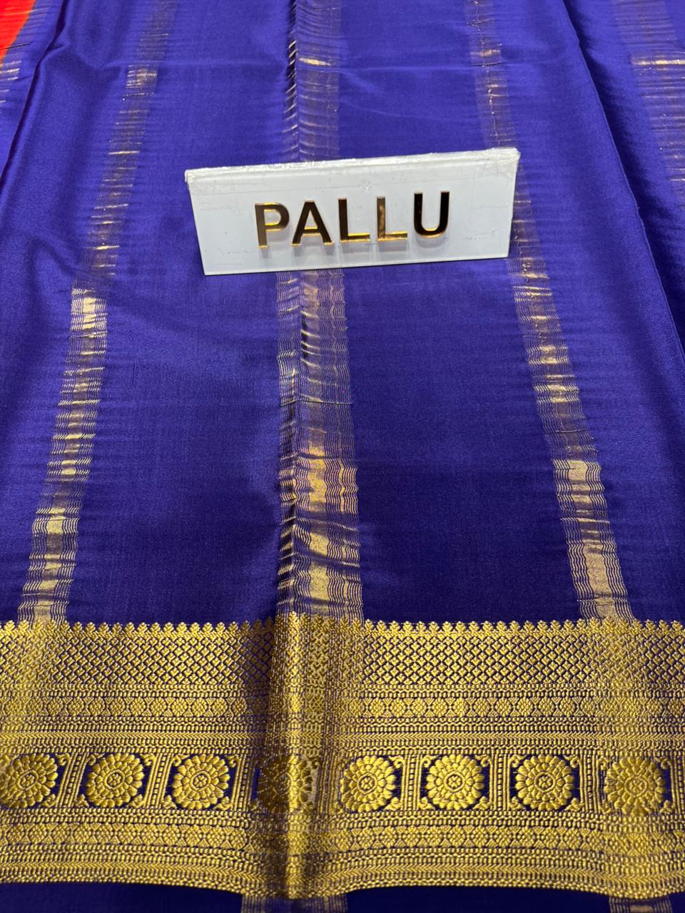 Pure Mysore Silk Saree.