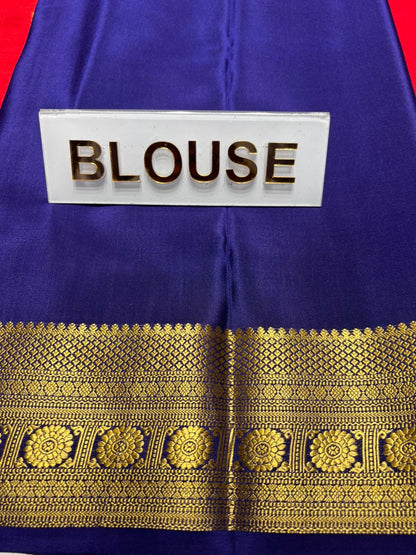 Pure Mysore Silk Saree.