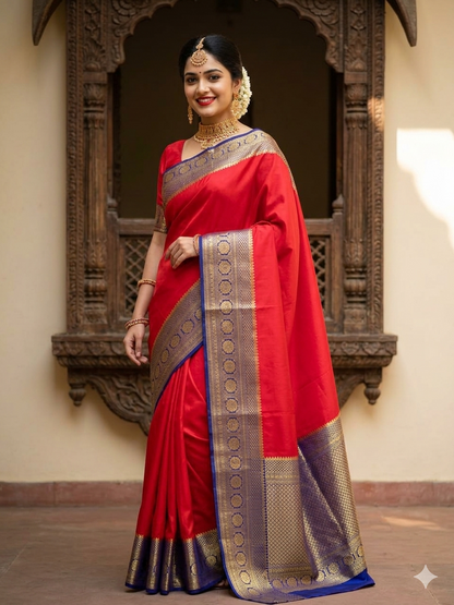 Pure Mysore Silk Saree.
