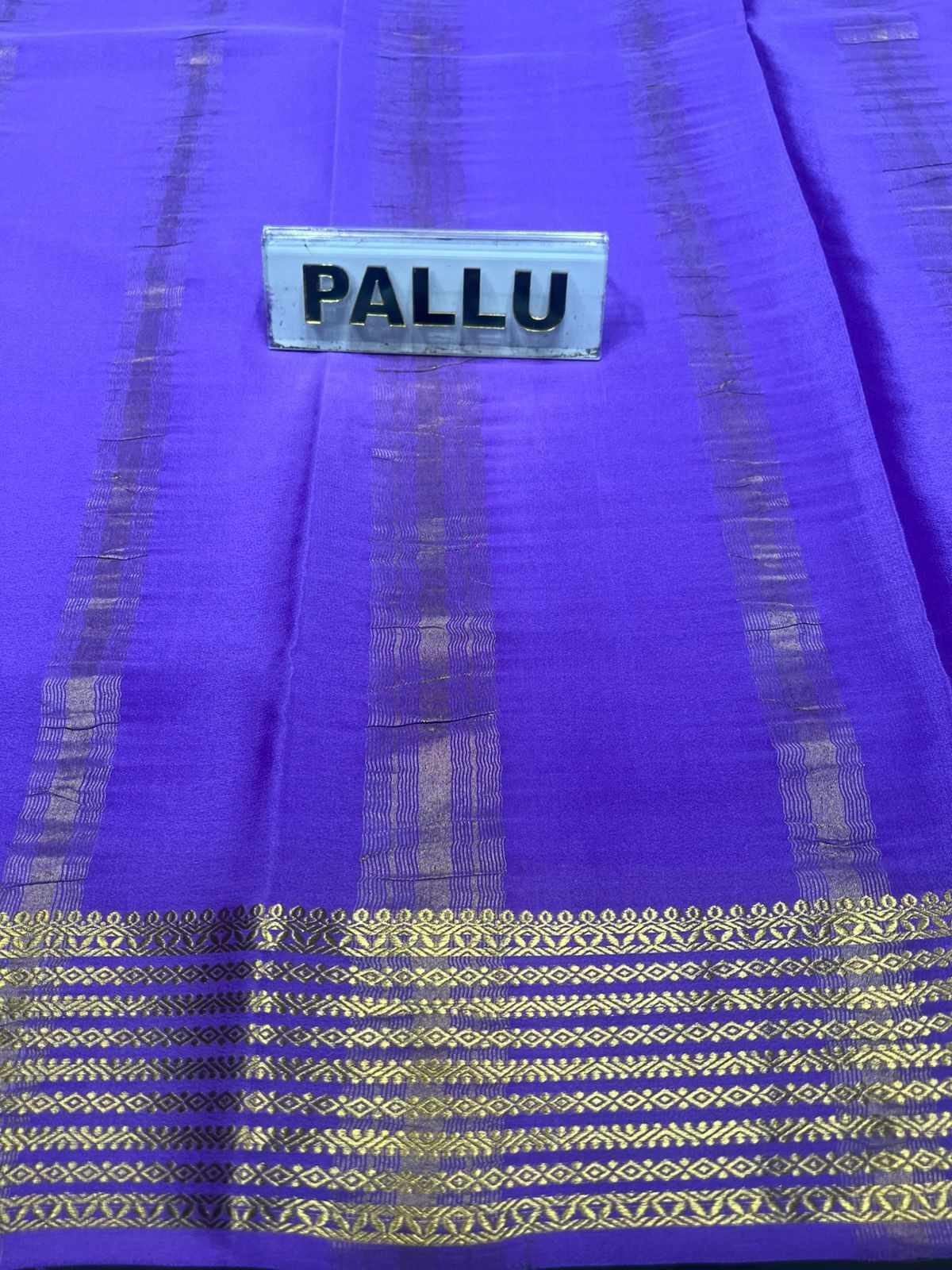 Pure Mysore Silk Saree.