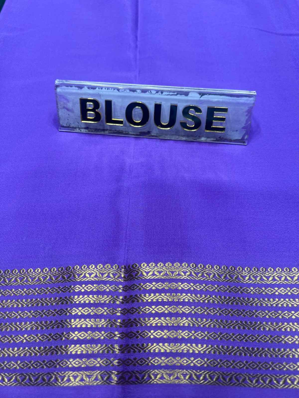 Pure Mysore Silk Saree.