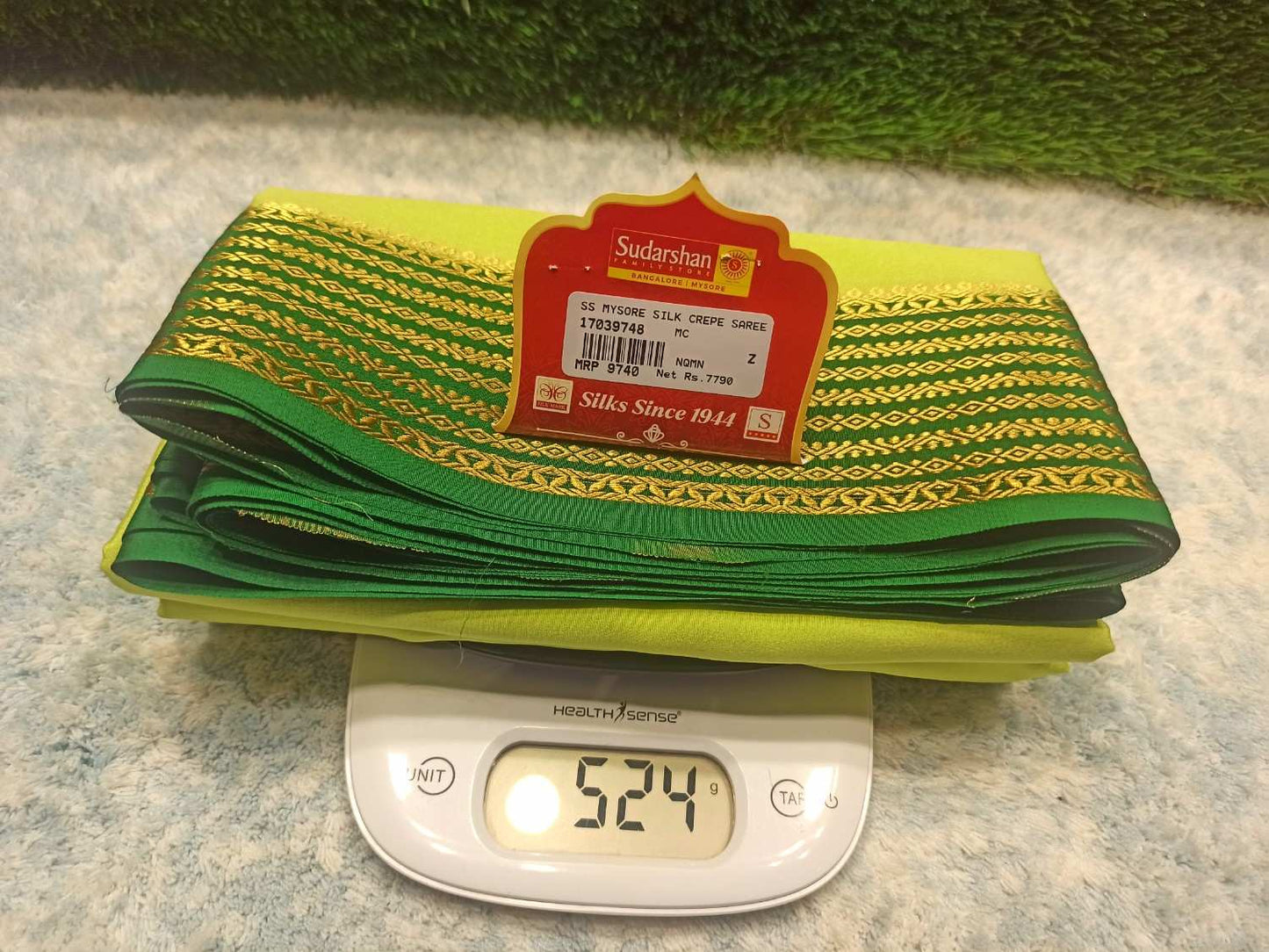 Pure Mysore Silk Saree.