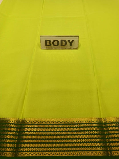 Pure Mysore Silk Saree.