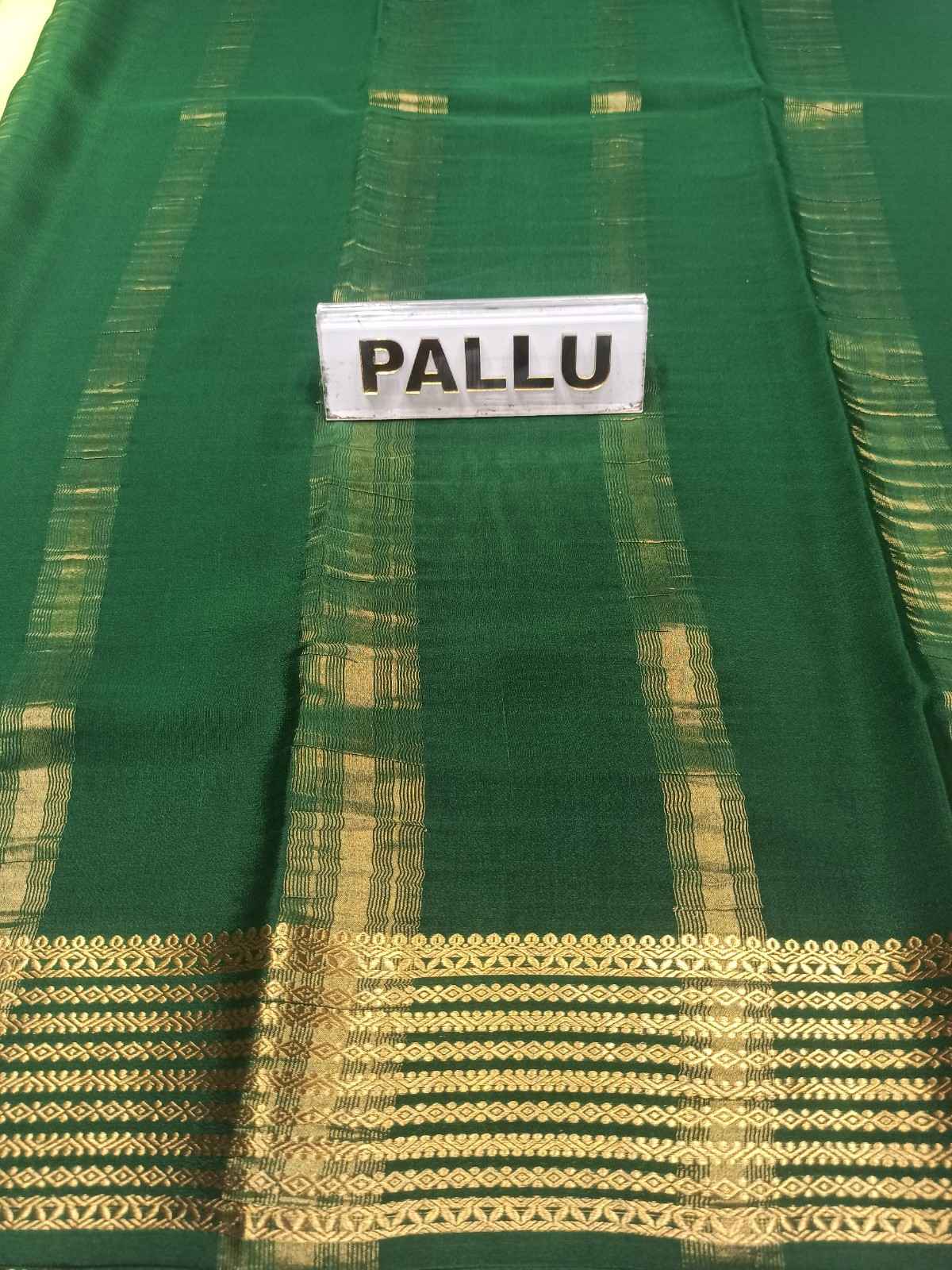 Pure Mysore Silk Saree.