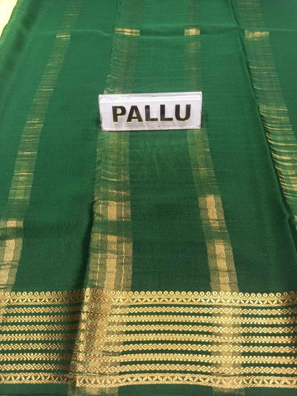 Pure Mysore Silk Saree.