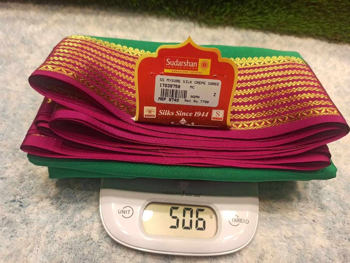 Pure Mysore Silk Saree.