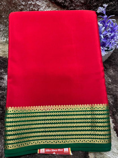 Pure Mysore Silk Saree.