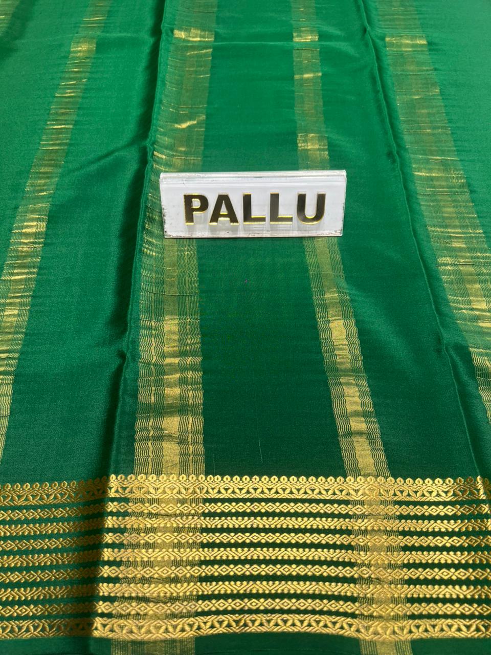 Pure Mysore Silk Saree.