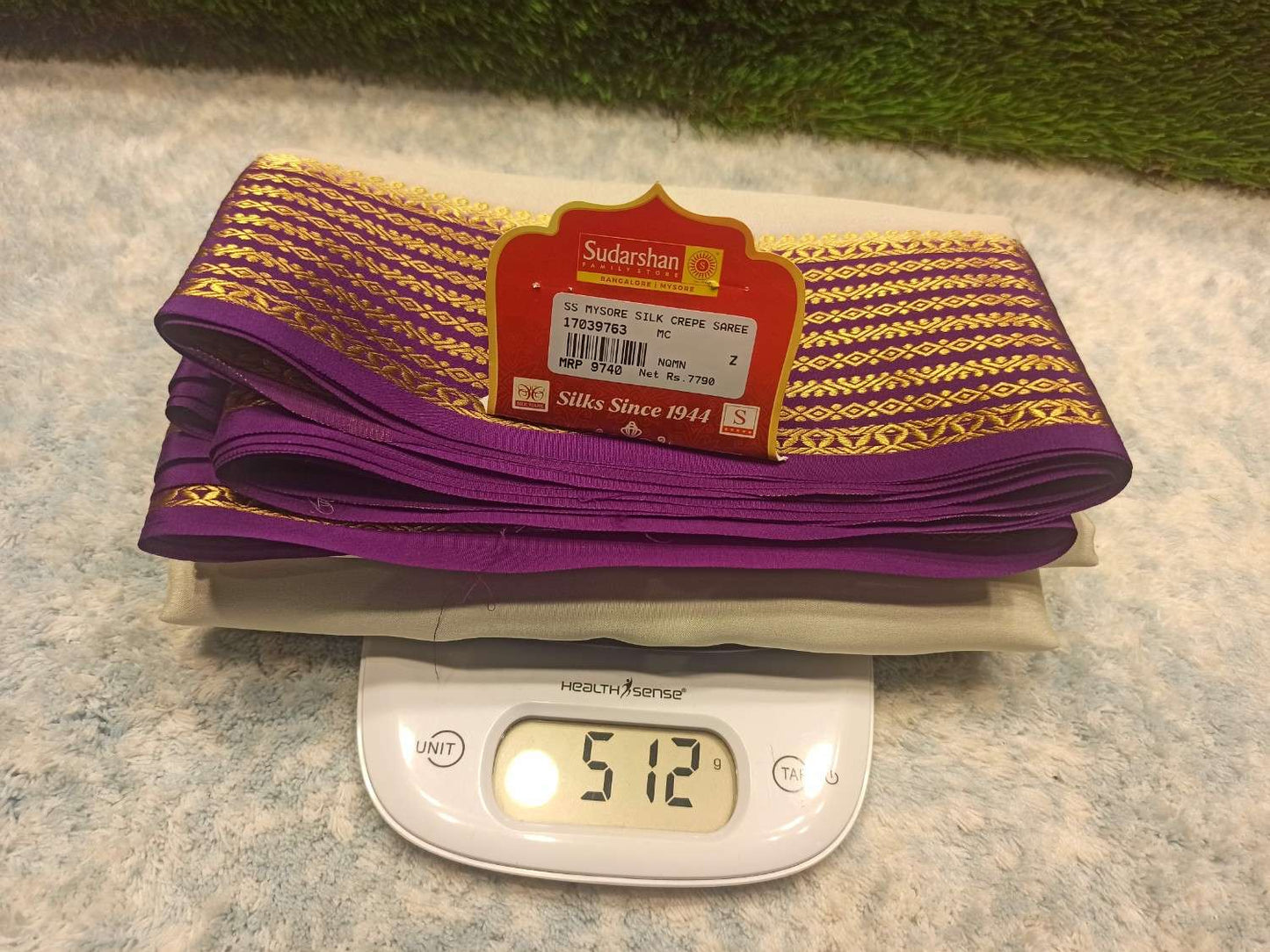 Pure Mysore Silk Saree.