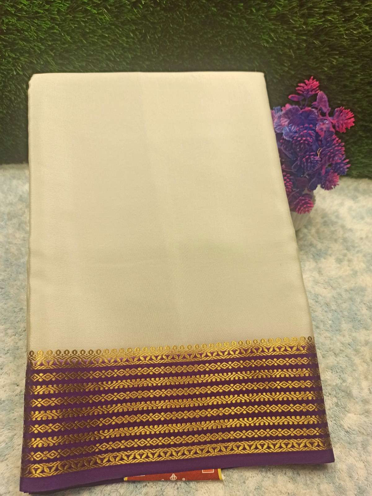 Pure Mysore Silk Saree.