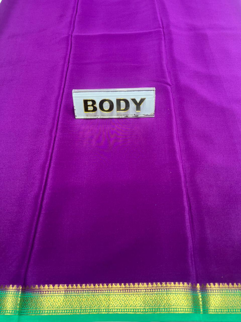 Pure Mysore Silk Saree.