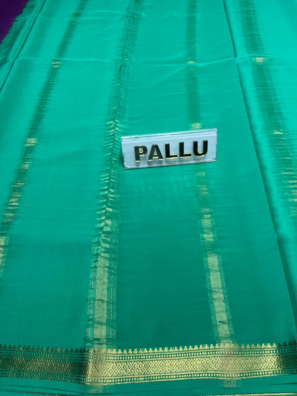 Pure Mysore Silk Saree.