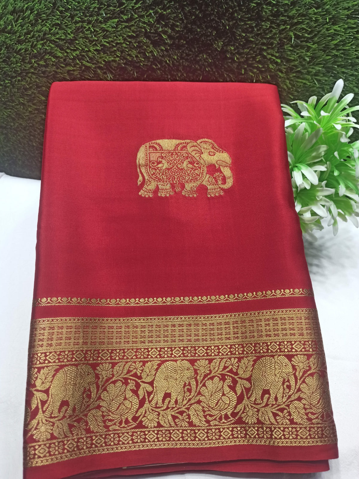 Pure Mysore Silk Saree.