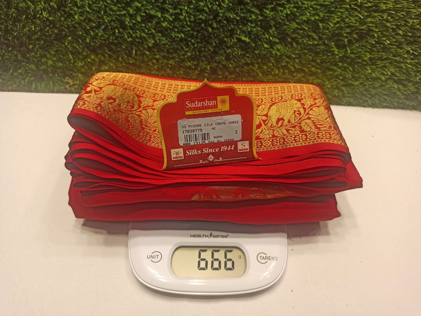 Pure Mysore Silk Saree.