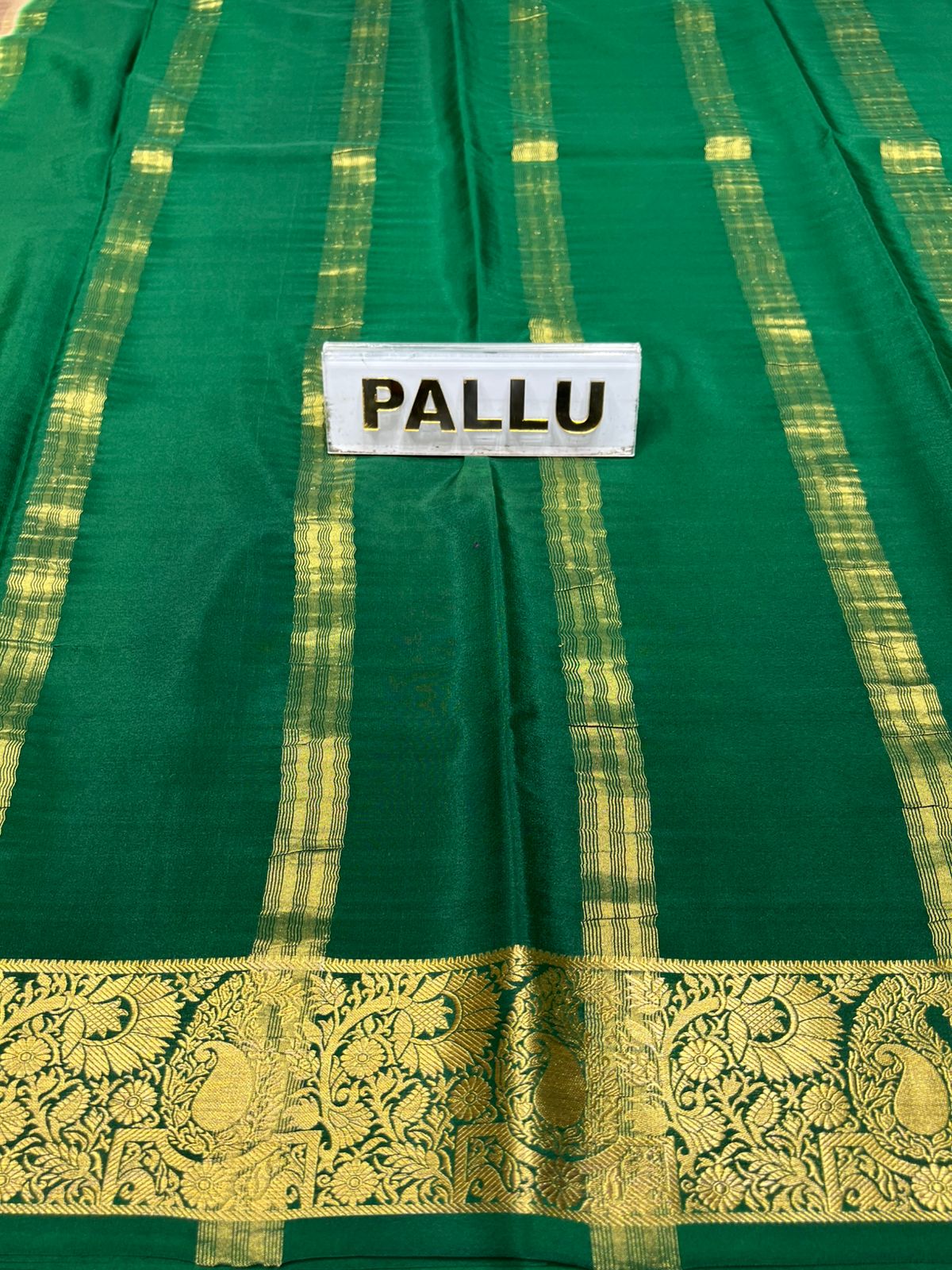 Pure Mysore Silk Saree.