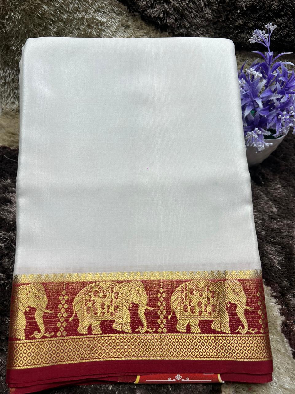 Pure Mysore Silk Saree.