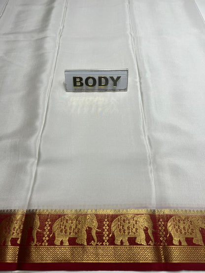 Pure Mysore Silk Saree.