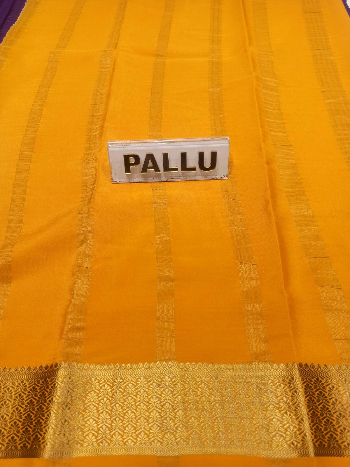 Pure Mysore Silk Saree.