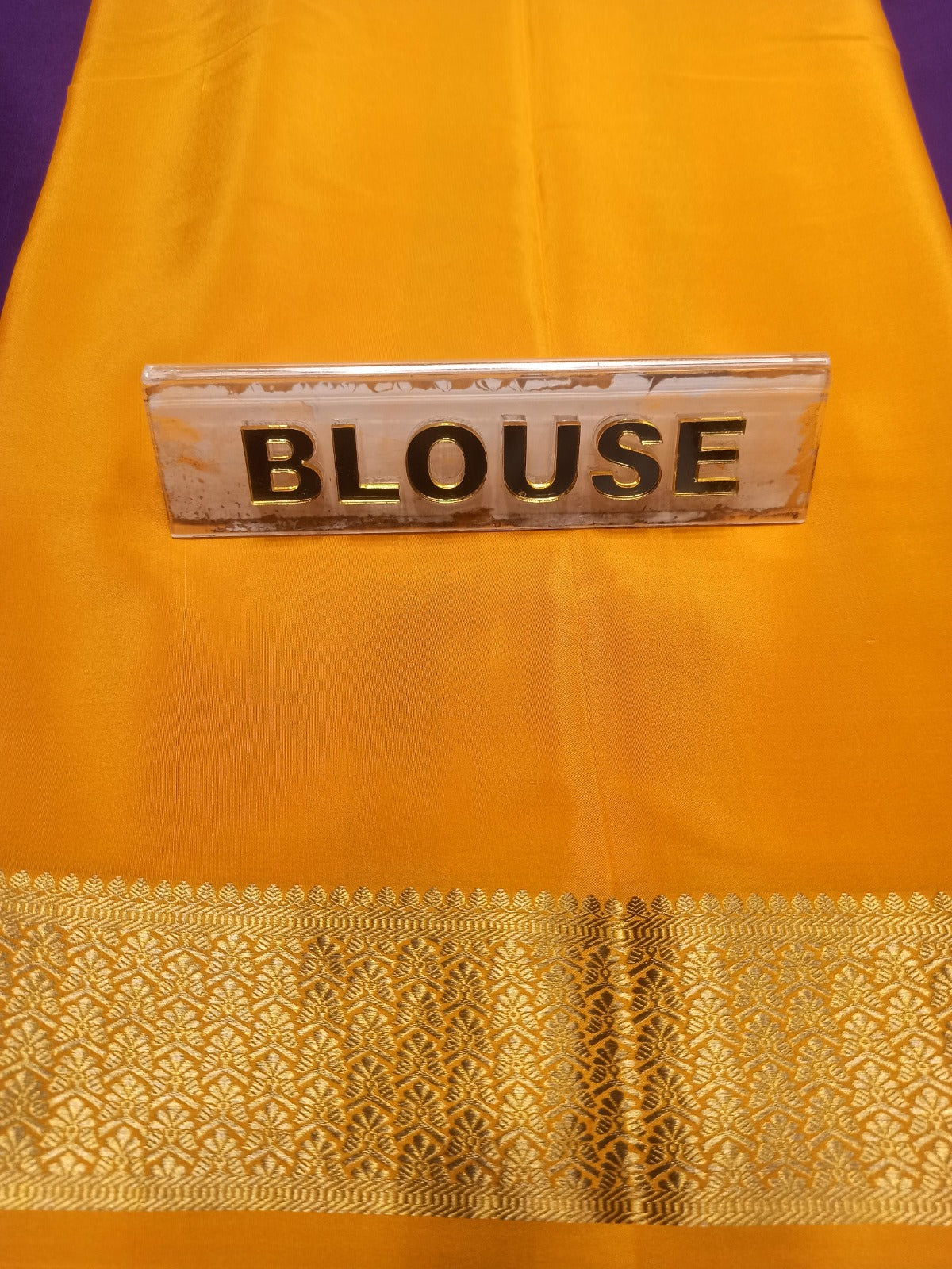 Pure Mysore Silk Saree.