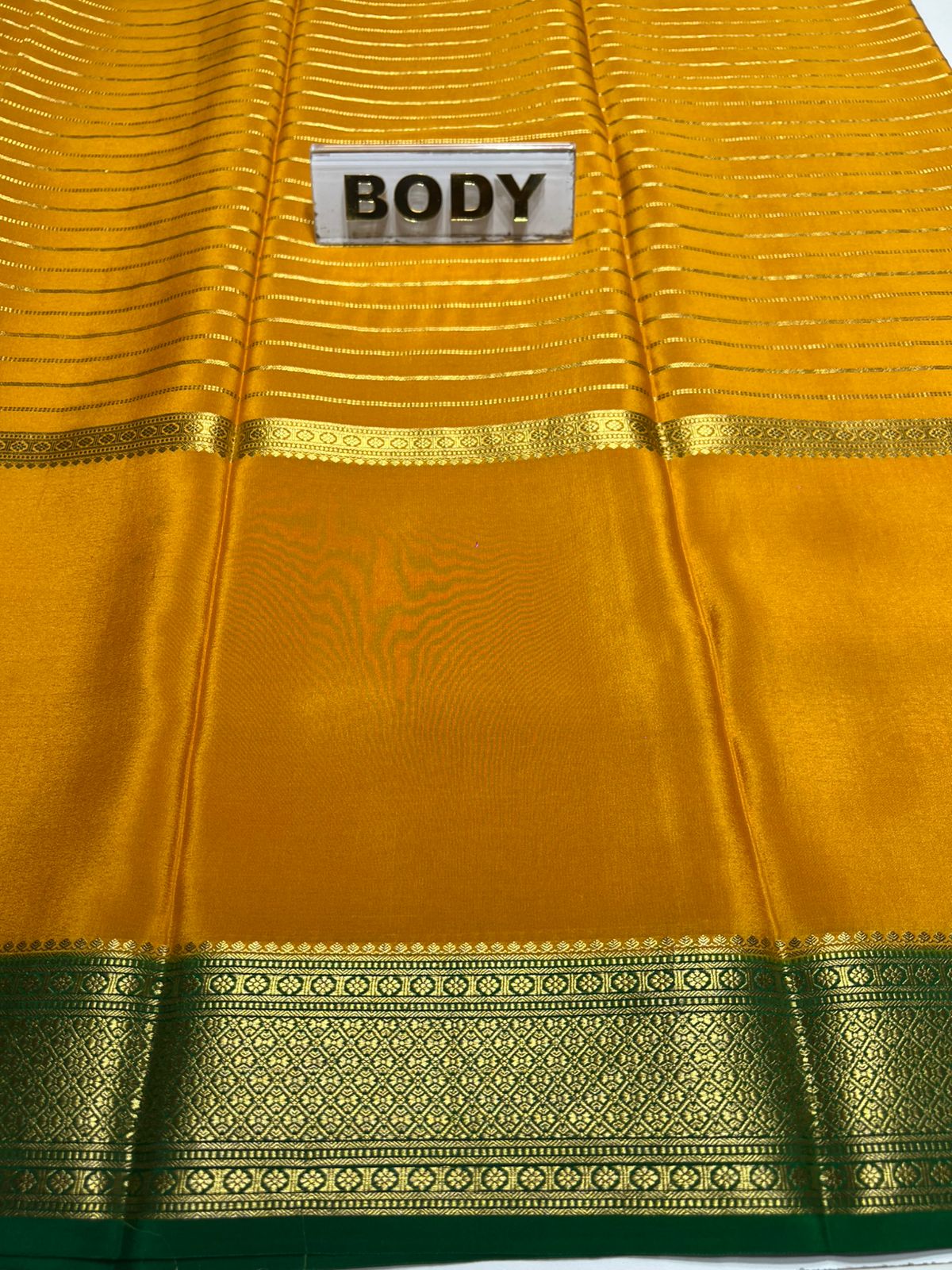 Pure Mysore Silk Saree.