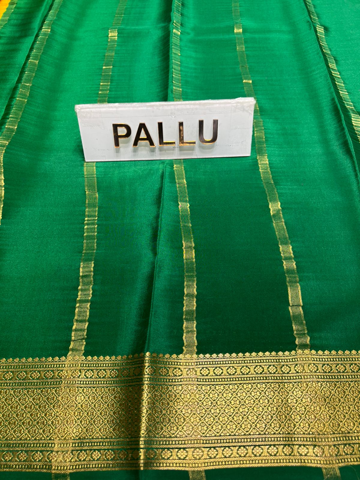 Pure Mysore Silk Saree.