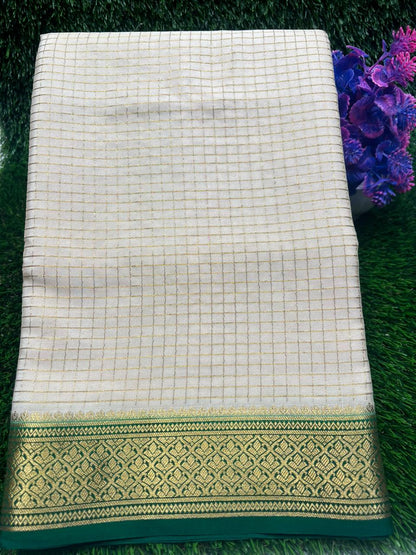 Pure Mysore Silk Saree.