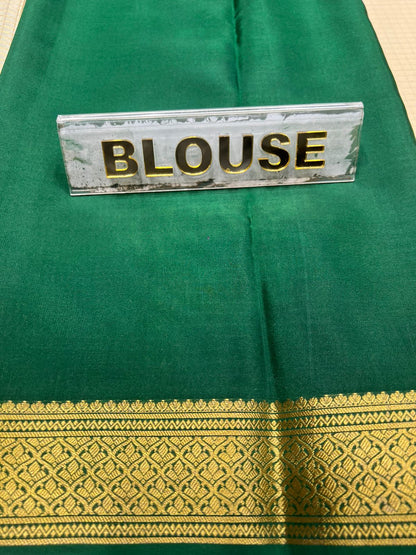 Pure Mysore Silk Saree.