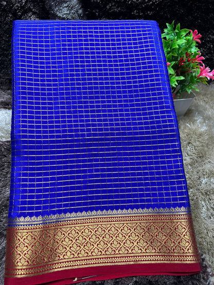 Pure Mysore Silk Saree.